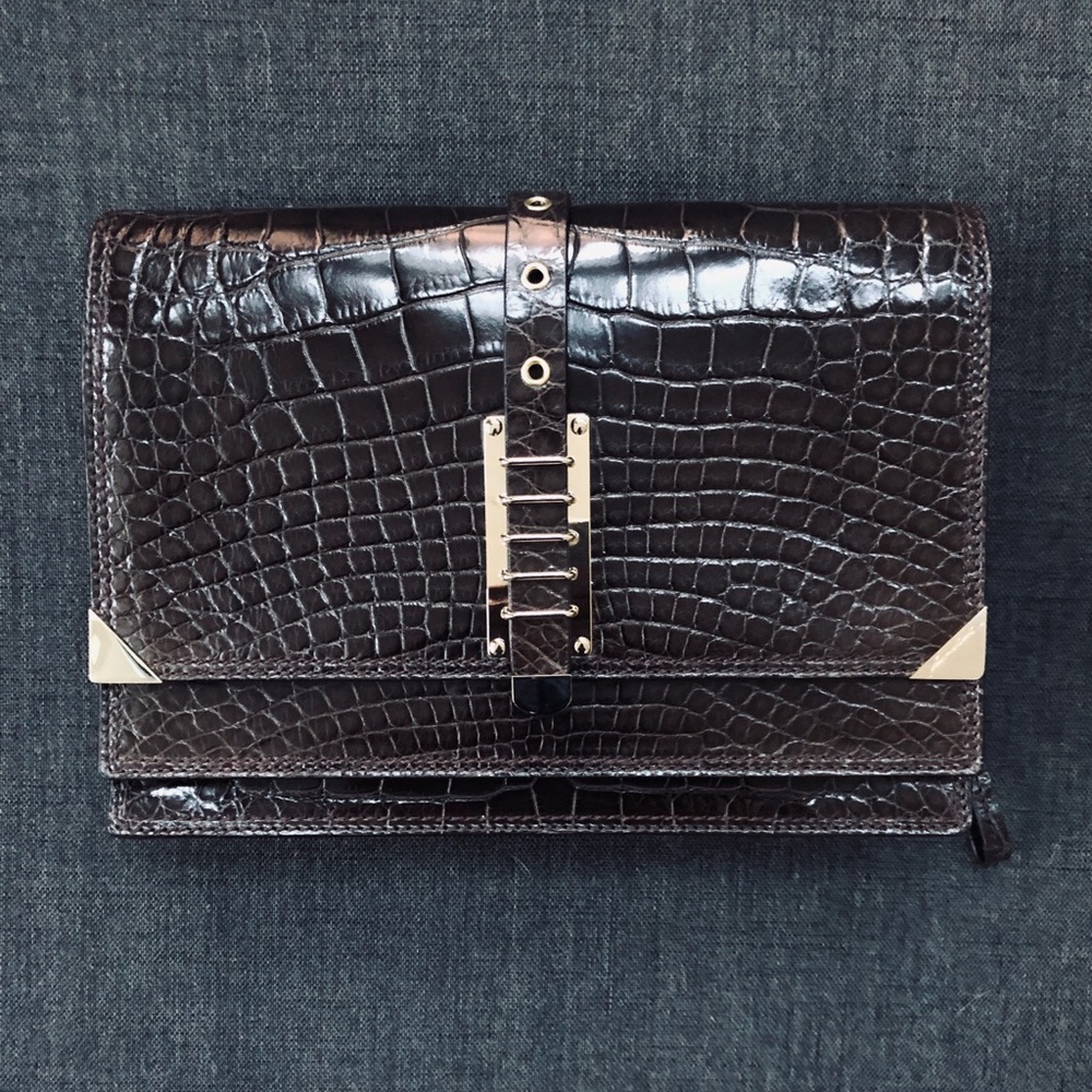Genuine Porosus Crocodile handbag